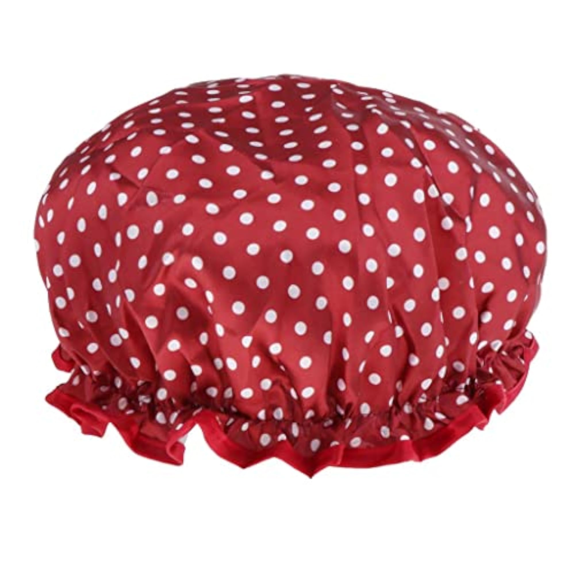 Waterproof Double Layer Shower Cap for Hair Protection